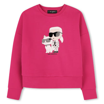 Sudadera estampada KARL LAGERFELD KIDS NI&Ntilde;A