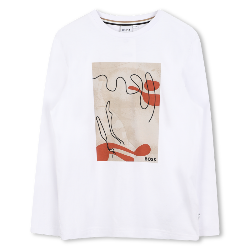 Camiseta de manga larga BOSS 
                        NI&Ntilde;O