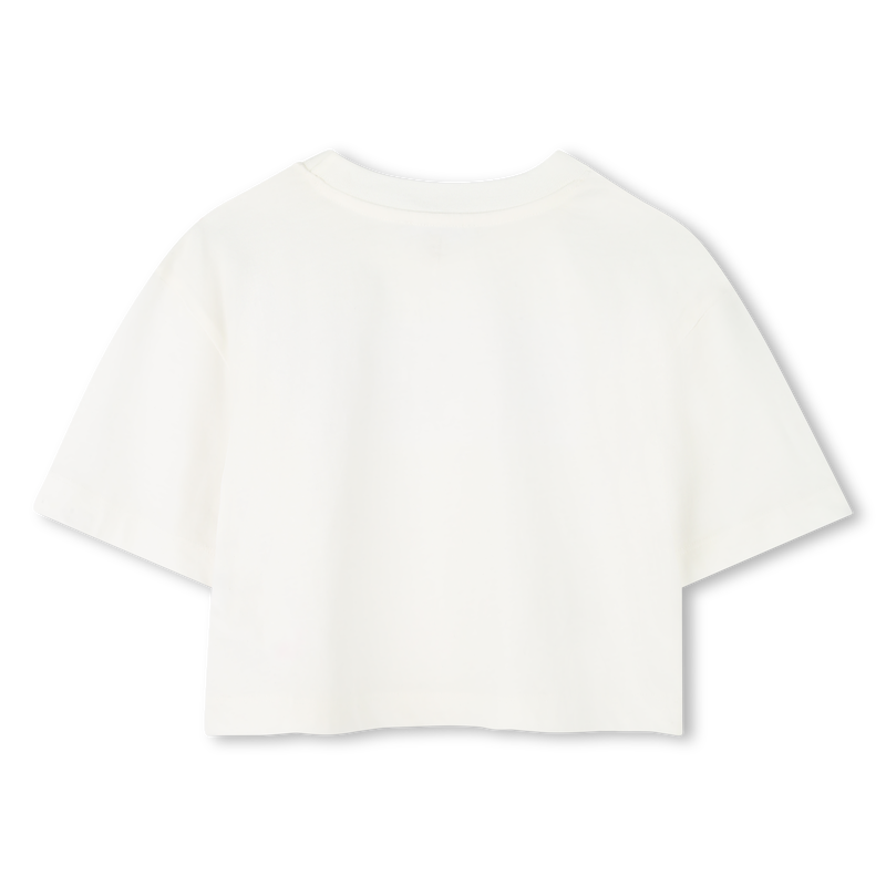 Camiseta bordada de algod&oacute;n MICHAEL KORS 
                        NI&Ntilde;A