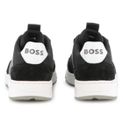 Zapatillas de imitaci&oacute;n y lona BOSS 
                    NI&Ntilde;O