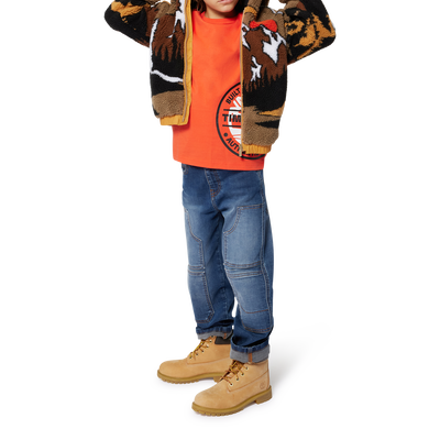 Camiseta con logo estampado TIMBERLAND NI&Ntilde;O