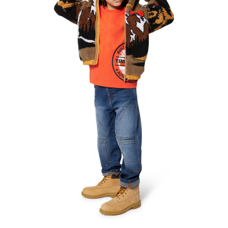 Camiseta con logo estampado TIMBERLAND 
                        NI&Ntilde;O