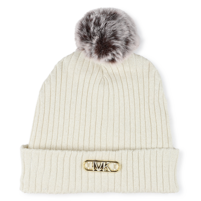Gorro con pomp&oacute;n MICHAEL KORS NI&Ntilde;A