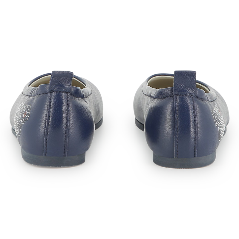 Bailarina de piel de cabra KENZO KIDS 
                        NI&Ntilde;A