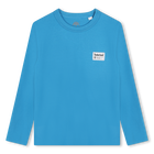 Camiseta lisa con etiqueta TIMBERLAND 
                    NI&Ntilde;O