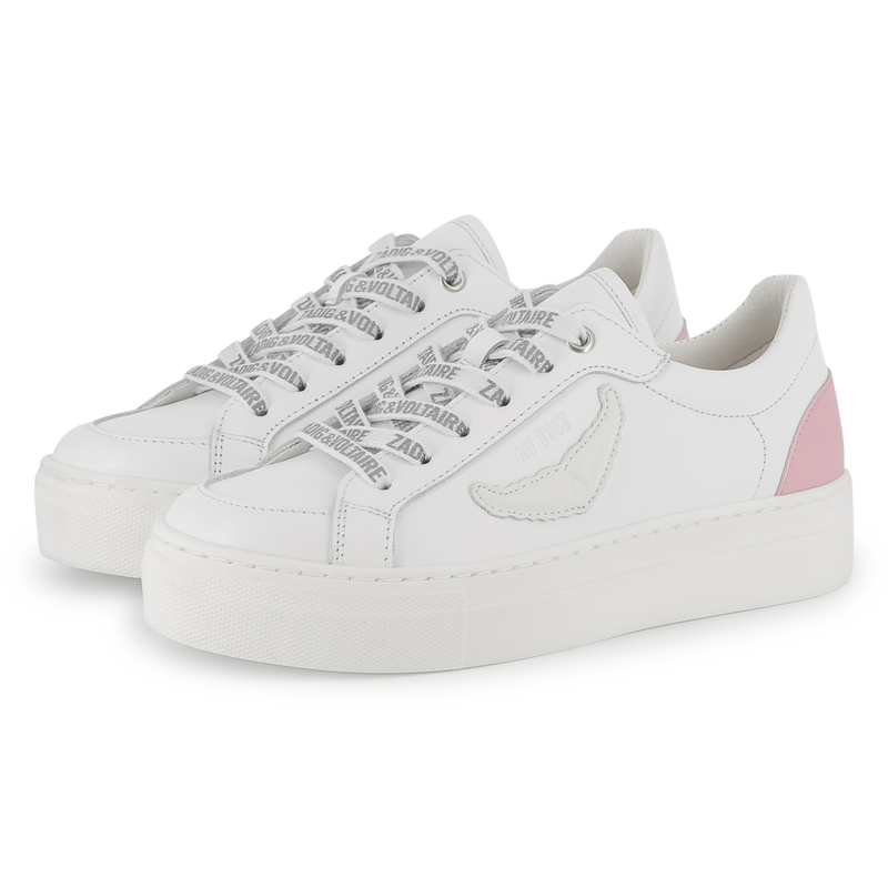 Zapatillas de piel