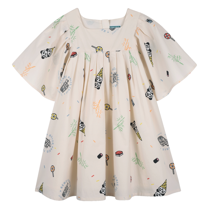 VESTIDO POPLIN KENZO KIDS 
                        NI&Ntilde;A