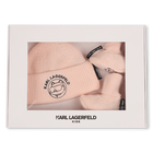Conjunto de gorro y zapatillas. KARL LAGERFELD KIDS 
                    NI&Ntilde;A