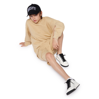 Bermudas de mulet&oacute;n de algod&oacute;n DKNY UNISEXO