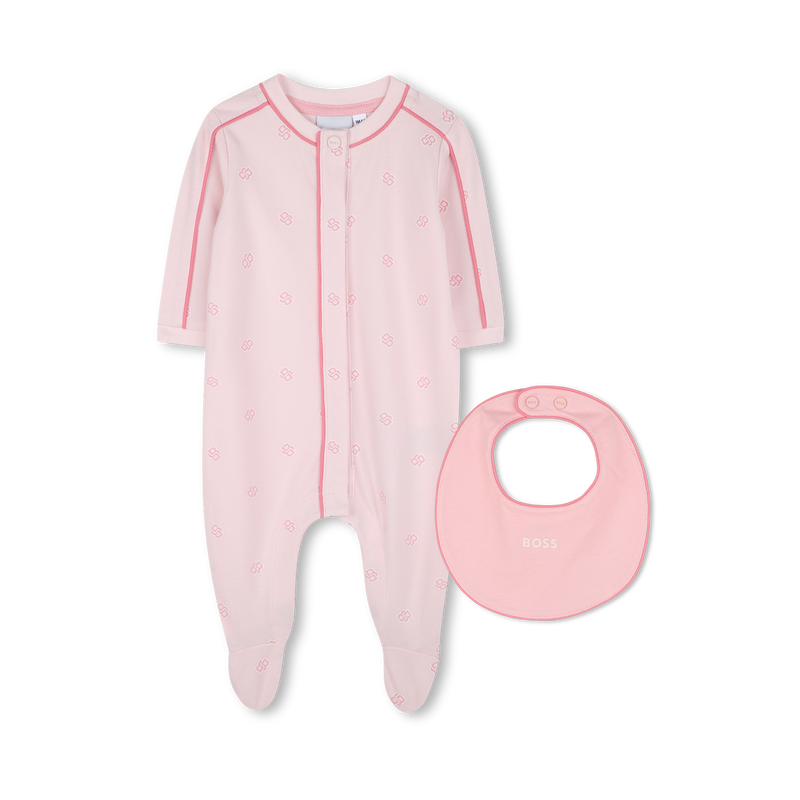 Conjunto de pijama y babero BOSS 
                        NI&Ntilde;A