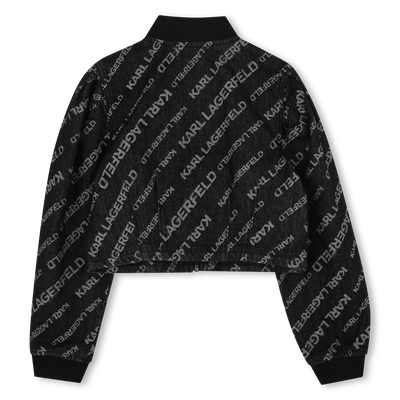 Cazadora vaquera mangas globo KARL LAGERFELD KIDS NI&Ntilde;A