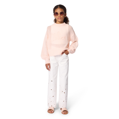 JERSEY DE CUELLO REDONDO CHLOE NI&Ntilde;A