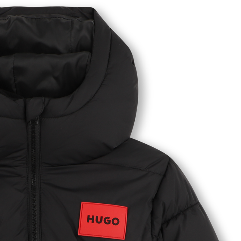 Chaqueta acolchada con capucha HUGO 
                        NI&Ntilde;O