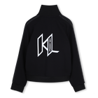 Sudadera con capucha con cremallera KARL LAGERFELD KIDS 
                    NI&Ntilde;O