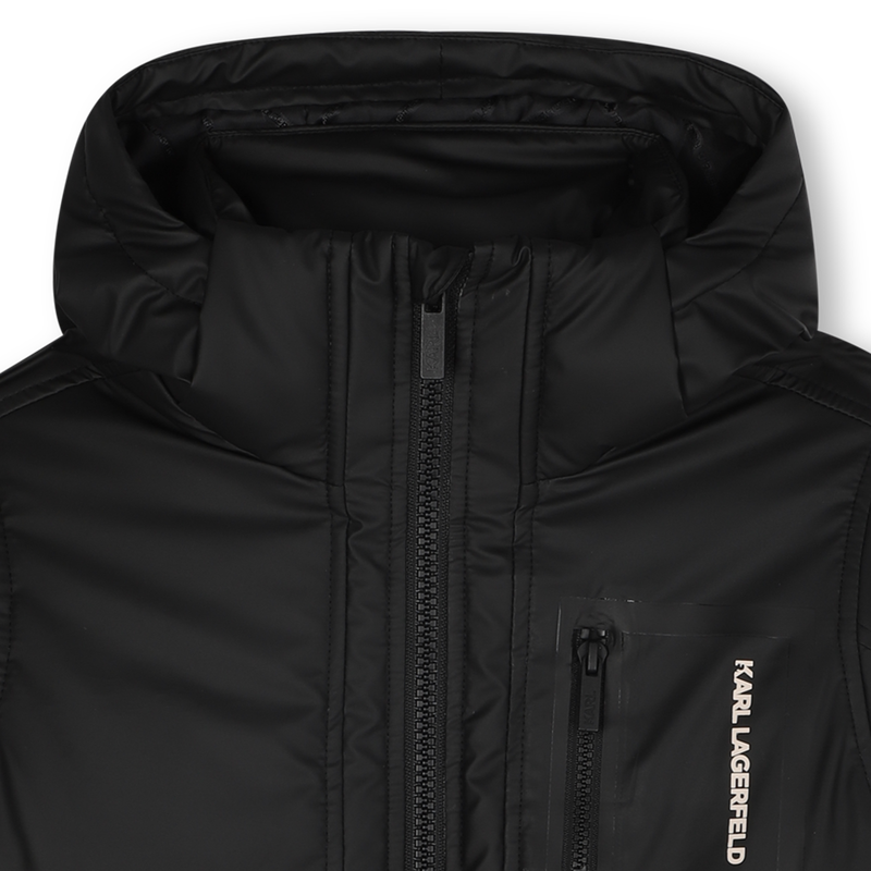 Parka con capucha KARL LARGERFELD KIDS 
                        NI&Ntilde;O