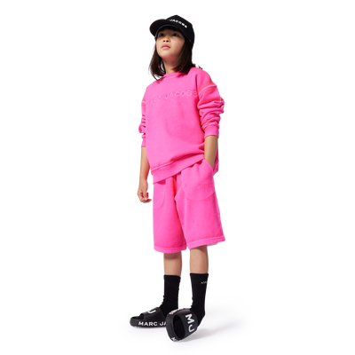 Bermudas de mulet&oacute;n bordadas MARC JACOBS UNISEXO