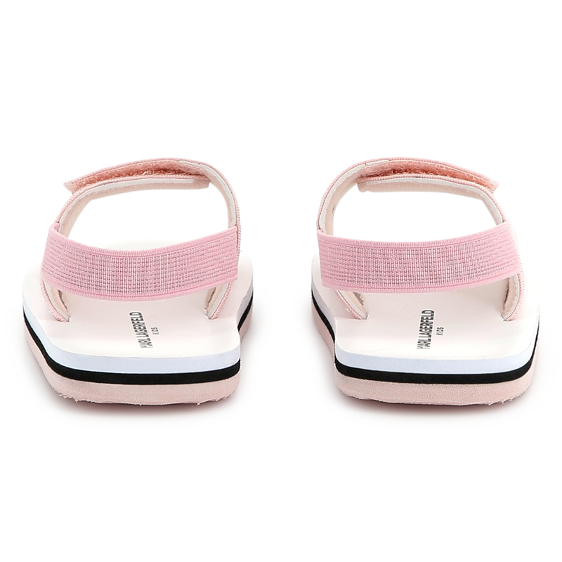 Sandalias ligeras con velcro KARL LAGERFELD KIDS 
                        UNISEXO