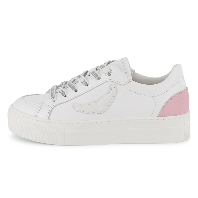 Zapatillas de piel