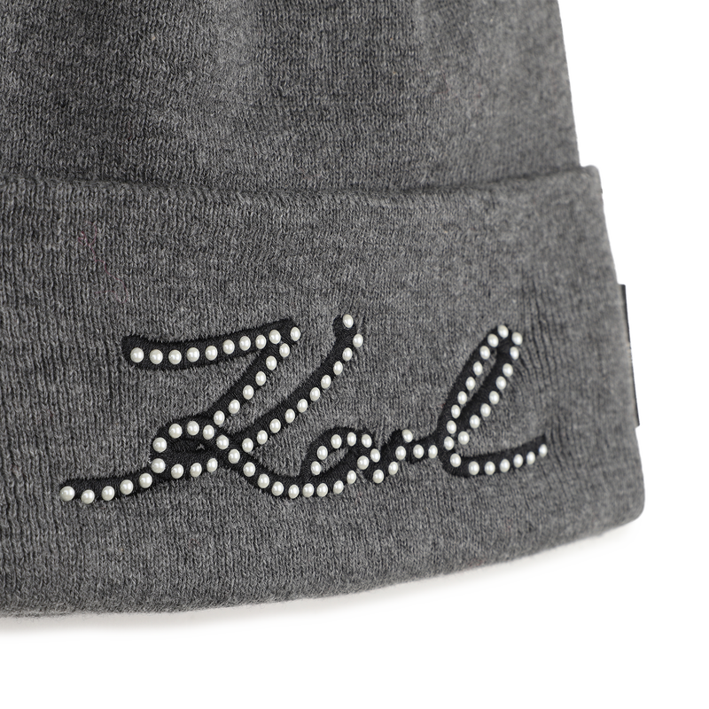 Gorro de punto KARL LAGERFELD KIDS 
                        NI&Ntilde;A