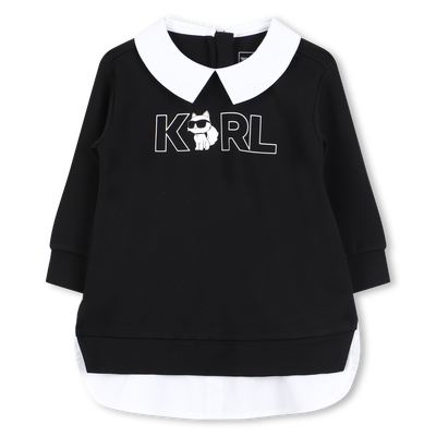 Vestido de manga larga KARL LAGERFELD KIDS NI&Ntilde;A