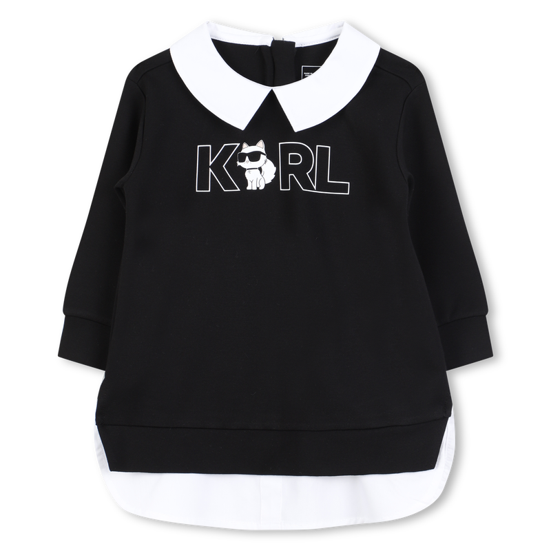 Vestido de manga larga KARL LAGERFELD KIDS 
                        NI&Ntilde;A