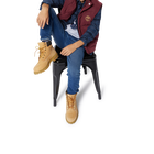 Camisa de algod&oacute;n con cuadros TIMBERLAND 
                    NI&Ntilde;O