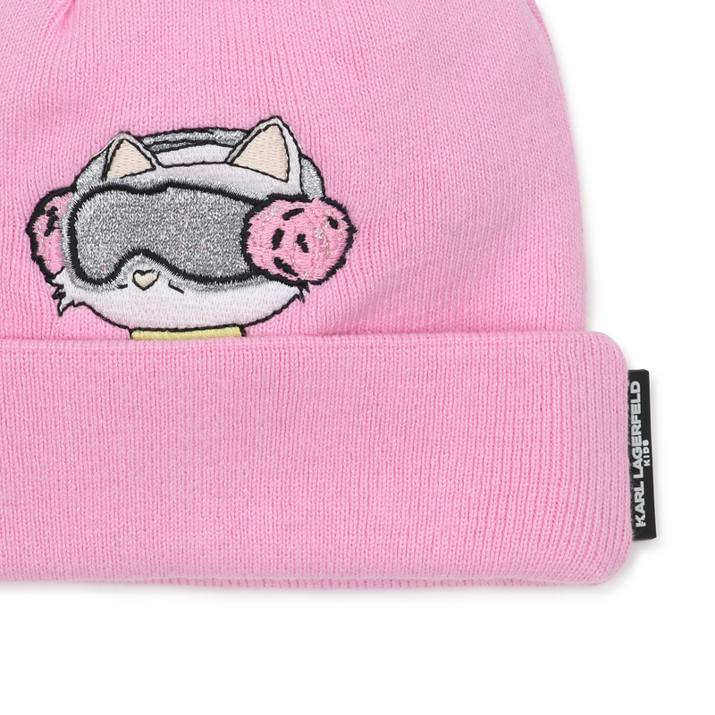 Gorro de punto KARL LAGERFELD KIDS 
                        NI&Ntilde;A