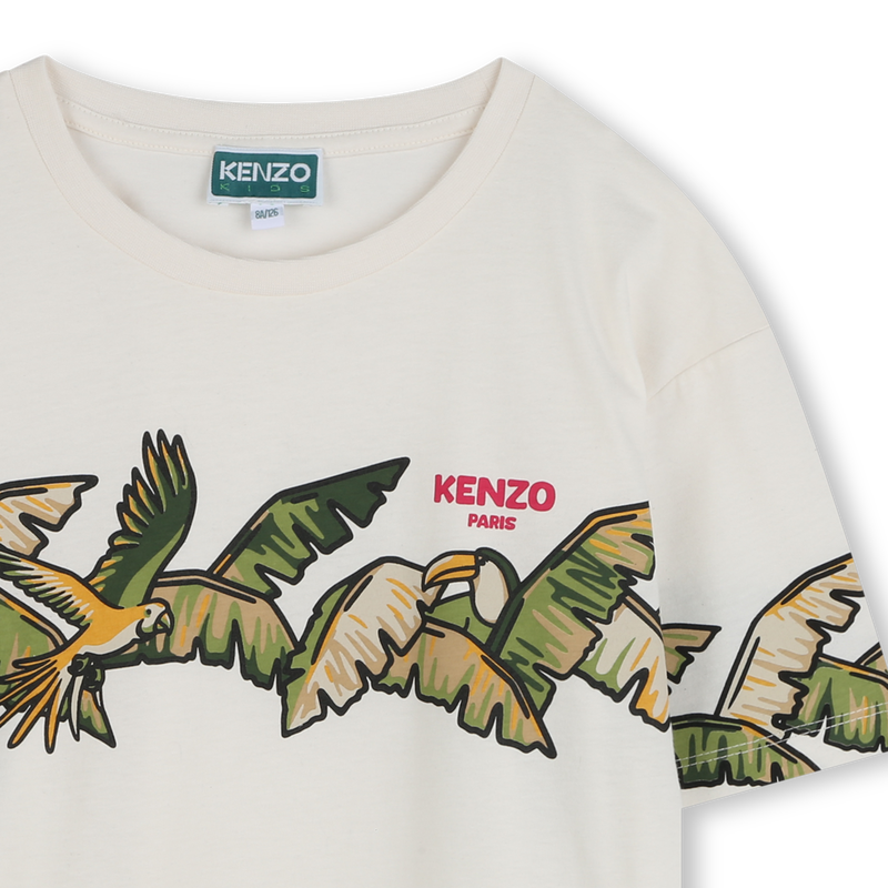 Camiseta algod&oacute;n manga corta KENZO KIDS 
                        NI&Ntilde;A