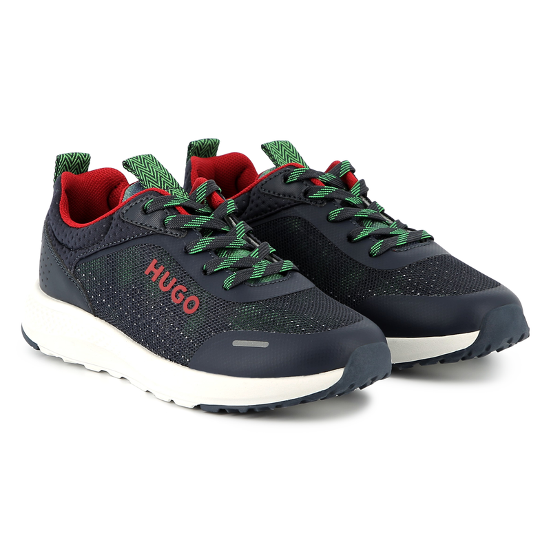 Deportivas con cordones HUGO 
                        NI&Ntilde;O