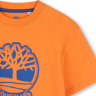 Camiseta bicolor con el logo TIMBERLAND 
                    NI&Ntilde;O
