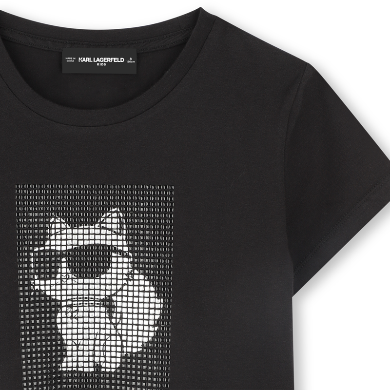 Camiseta de manga corta KARL LAGERFELD KIDS 
                        NI&Ntilde;A