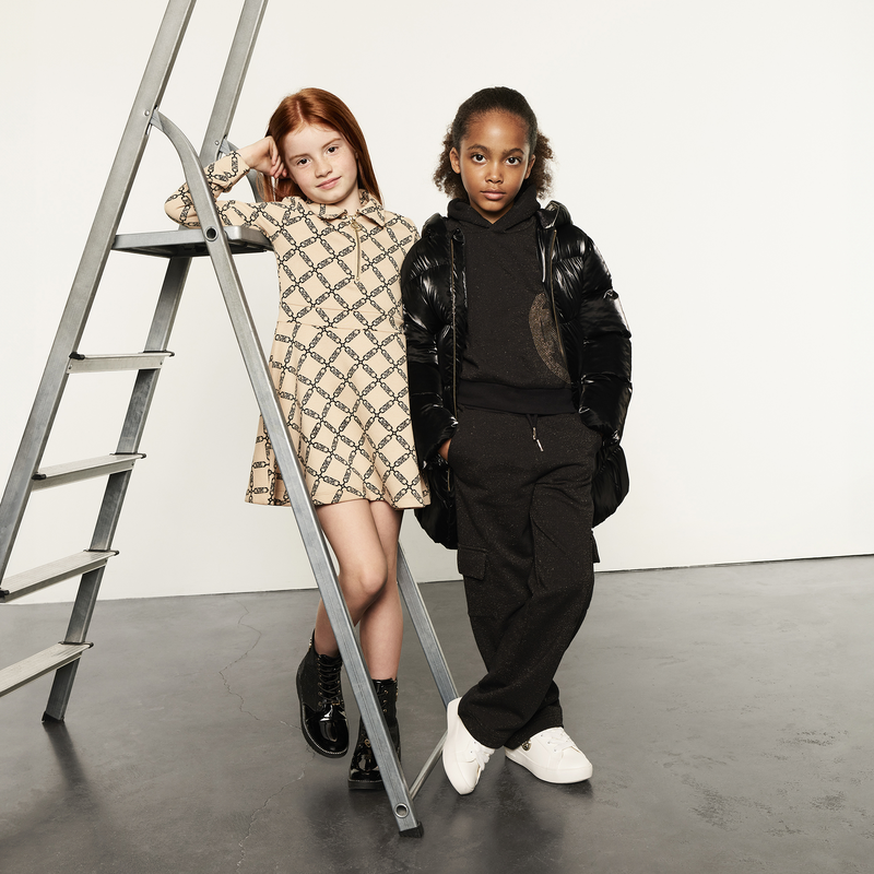 Sudadera de mulet&oacute;n y capucha MICHAEL KORS 
                        NI&Ntilde;A