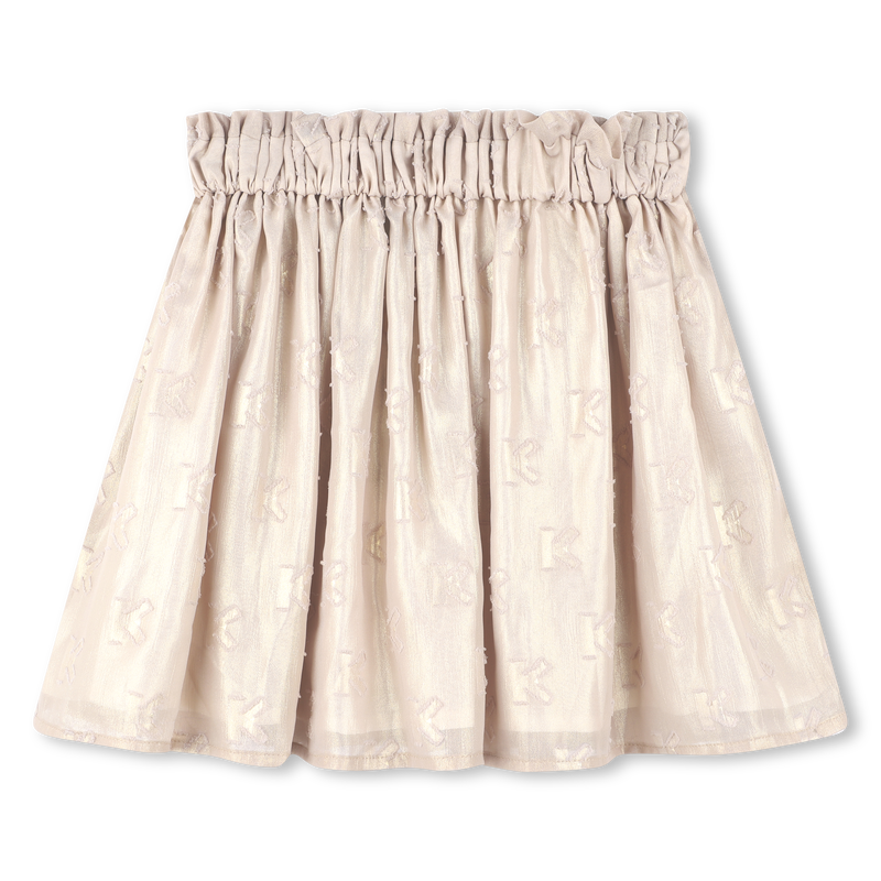 Falda de jacquard lam&eacute; KENZO KIDS 
                        NI&Ntilde;A
