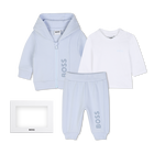 Conjunto de pantal&oacute;n, c&aacute;rdigan y camiseta, AZUL CIELO, hi-res