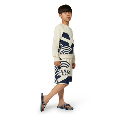 Bermudas con logo estampado KENZO KIDS NI&Ntilde;O
