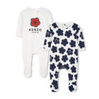 Conjunto de dos pijamas de algod&oacute;n, BLANCO ROTO, hi-res