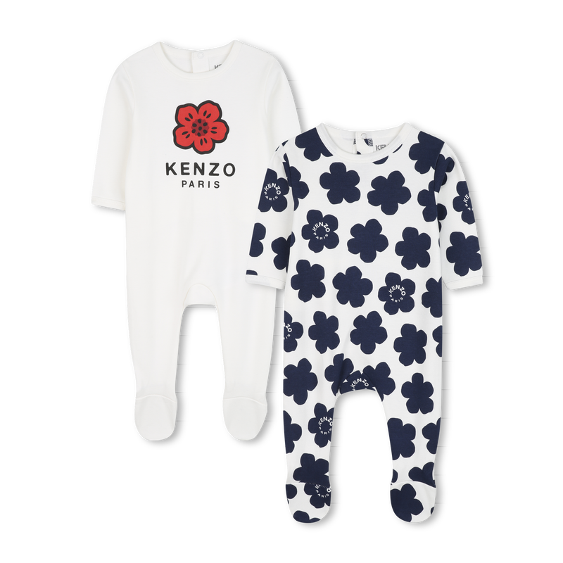 Conjunto de dos pijamas de algod&oacute;n KENZO KIDS 
                        UNISEXO