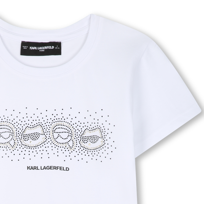 Camiseta de mangas cortas KARL LAGERFELD KIDS 
                        NI&Ntilde;A