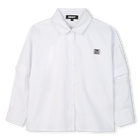 Camisa de popelina de algod&oacute;n DKNY 
                    NI&Ntilde;A