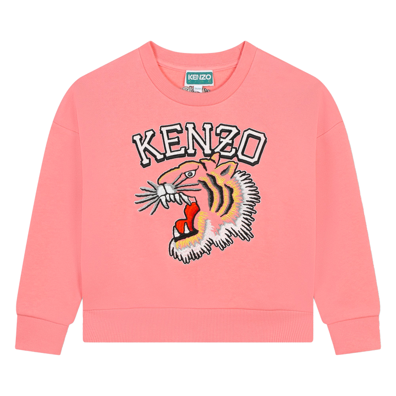 Sudadera de algod&oacute;n bordada KENZO KIDS 
                        NI&Ntilde;A