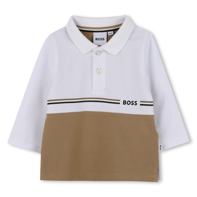 Polo de manga larga BOSS 
                        NI&Ntilde;O