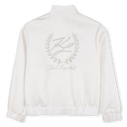 Sudadera con capucha con cremallera KARL LAGERFELD KIDS 
                    NI&Ntilde;A