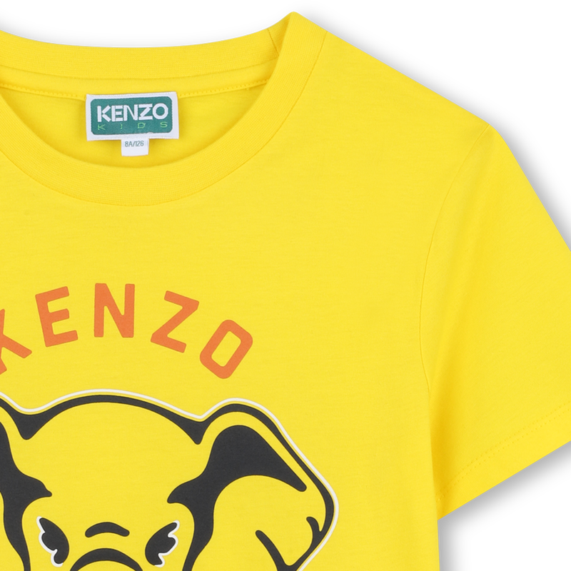Camiseta algod&oacute;n manga corta KENZO KIDS 
                        UNISEXO