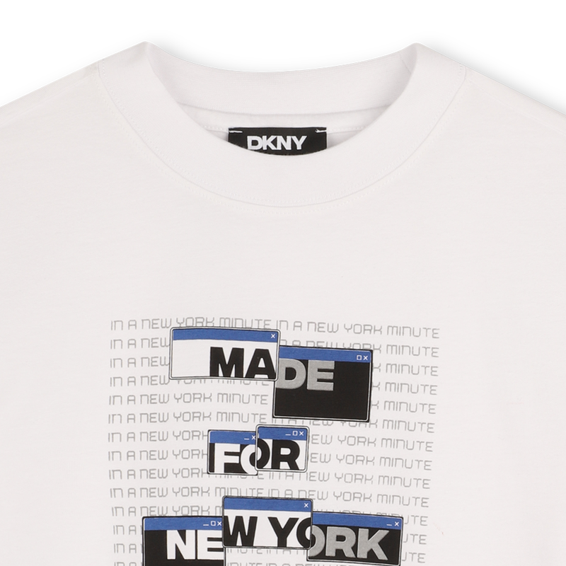 Camiseta de manga corta DKNY 
                        NI&Ntilde;O