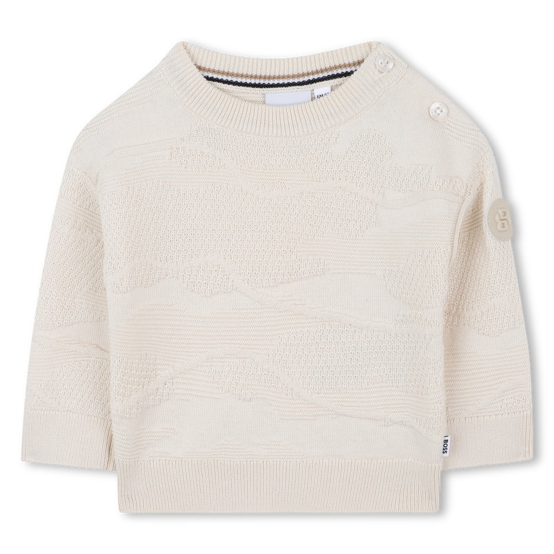 Jersey de cuello redondo BOSS 
                        NI&Ntilde;O