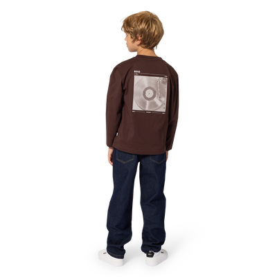 Camiseta de manga larga BOSS NI&Ntilde;O