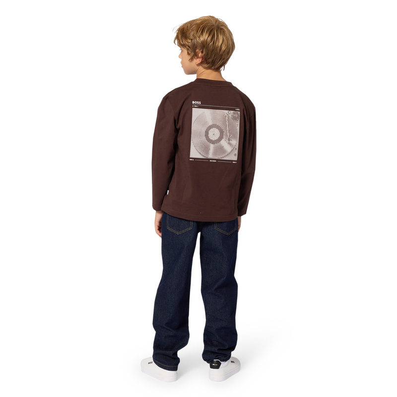 Camiseta de manga larga BOSS 
                        NI&Ntilde;O