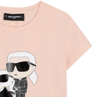 Camiseta de mangas cortas KARL LAGERFELD KIDS 
                    NI&Ntilde;A