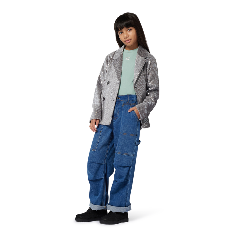 Pantal&oacute;n vaquero de algod&oacute;n DKNY 
                        UNISEXO