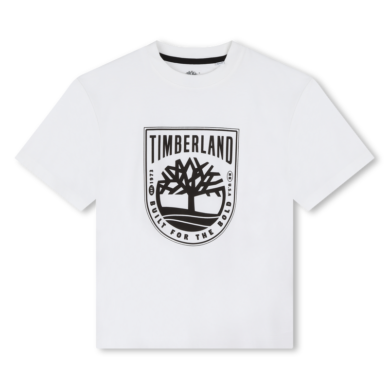 Camiseta de manga corta y logo TIMBERLAND 
                        NI&Ntilde;O